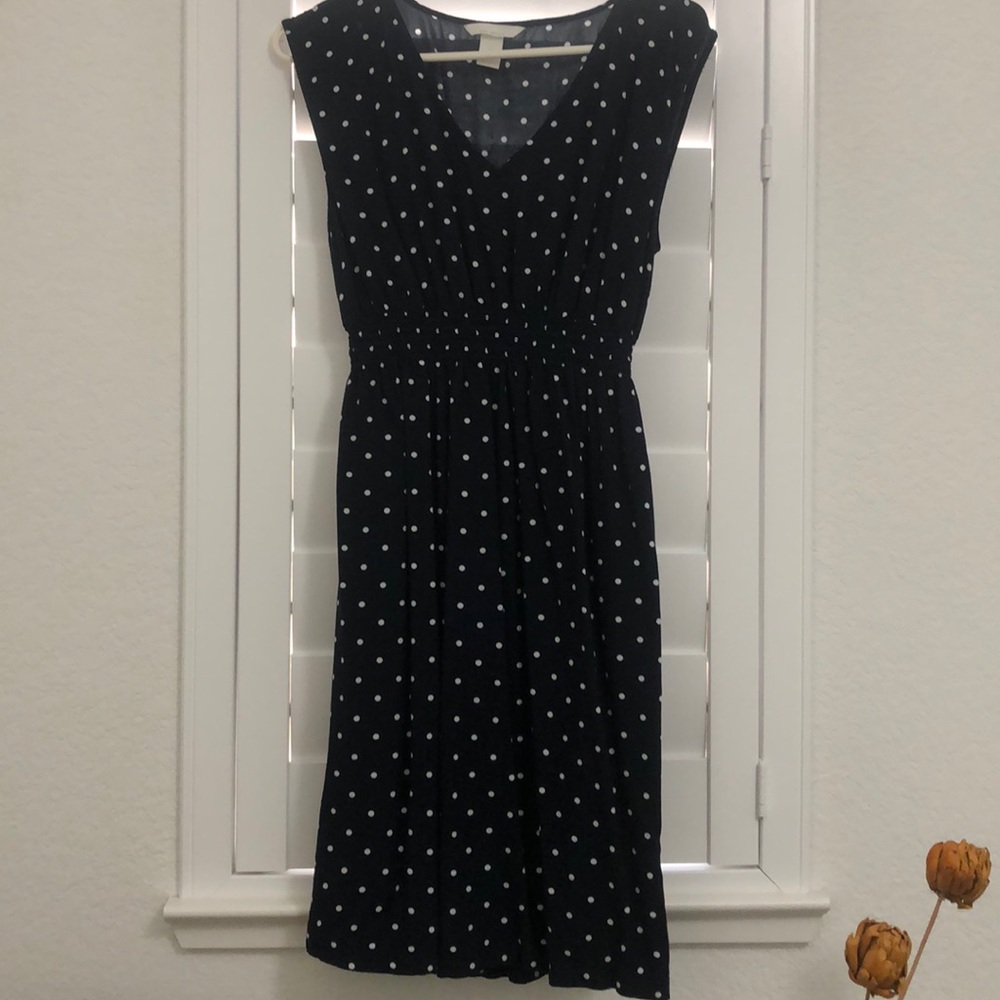 H&M maternity mama polka dot dress